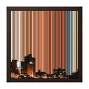 12×12" Framed Canvas - Brown variant