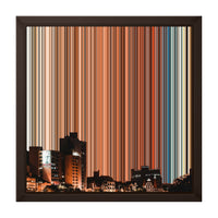 12×12" Framed Canvas - Brown variant