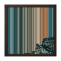 12×12" Framed Canvas - Brown variant