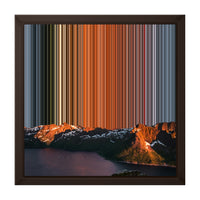 12×12" Framed Canvas - Brown variant