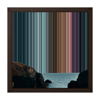 12×12" Framed Canvas - Brown variant