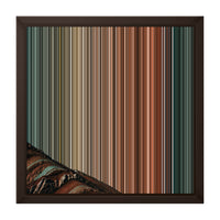 12×12" Framed Canvas - Brown variant