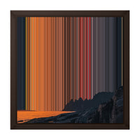 12×12" Framed Canvas - Brown variant