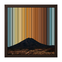 12×12" Framed Canvas - Brown variant