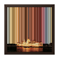 12×12" Framed Canvas - Brown variant