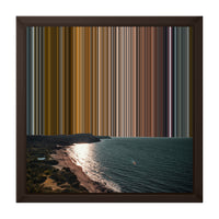 12×12" Framed Canvas - Brown variant