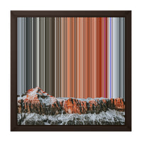 12×12" Framed Canvas - Brown variant