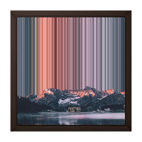 12×12" Framed Canvas - Brown variant