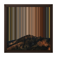 12×12" Framed Canvas - Brown variant