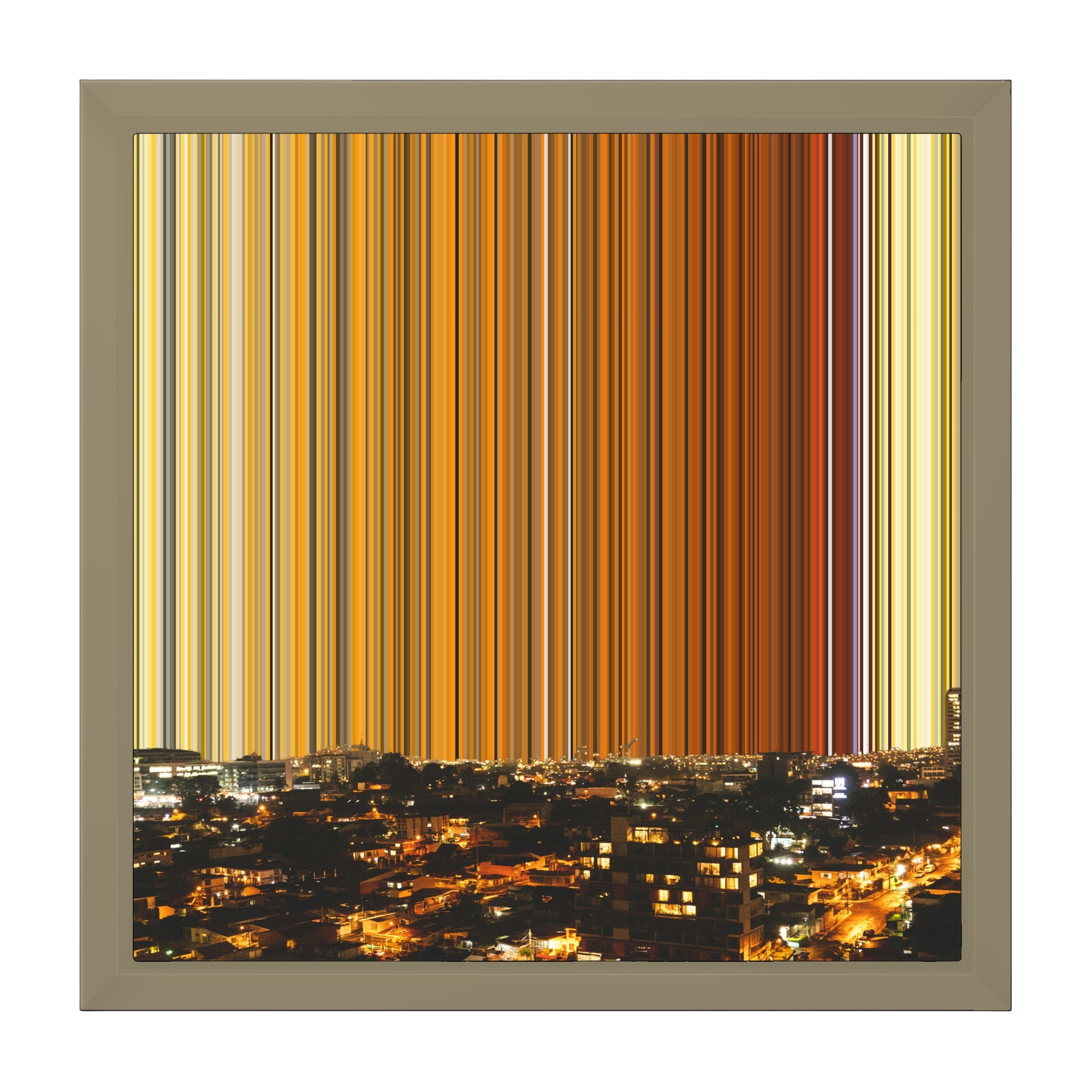 12×12" Framed Canvas - Natural variant