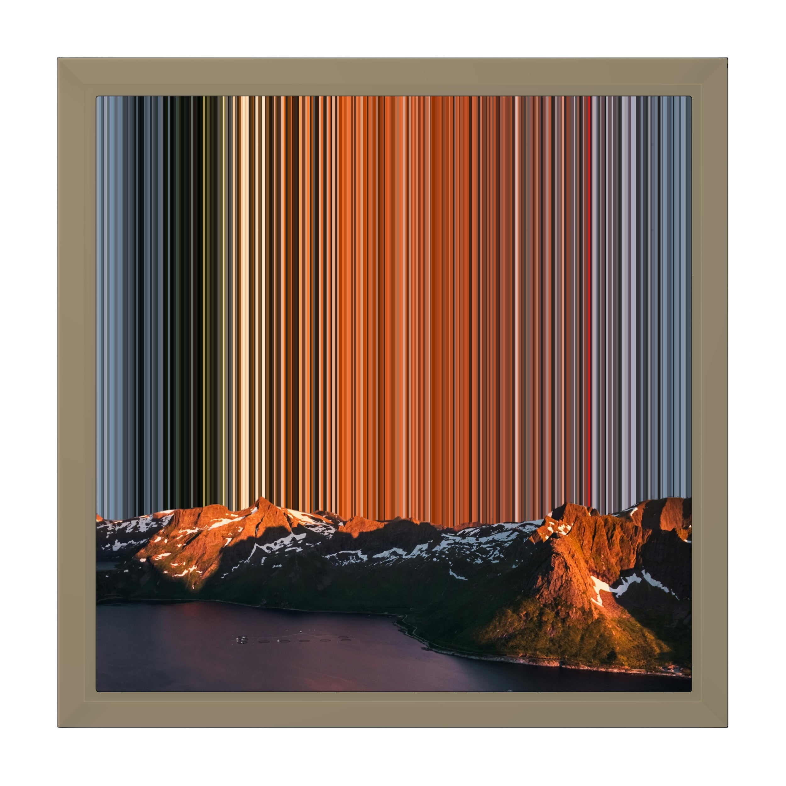 12×12" Framed Canvas - Natural variant