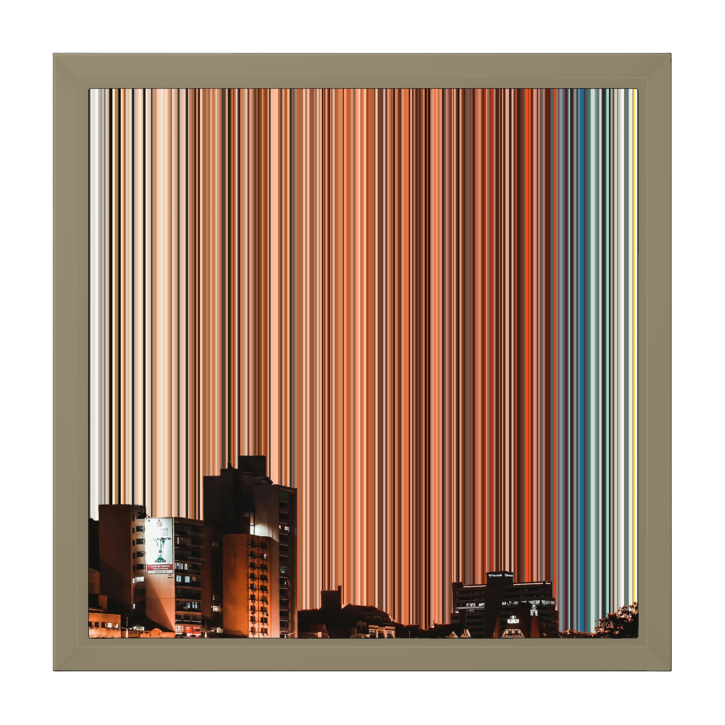 12×12" Framed Canvas - Natural variant