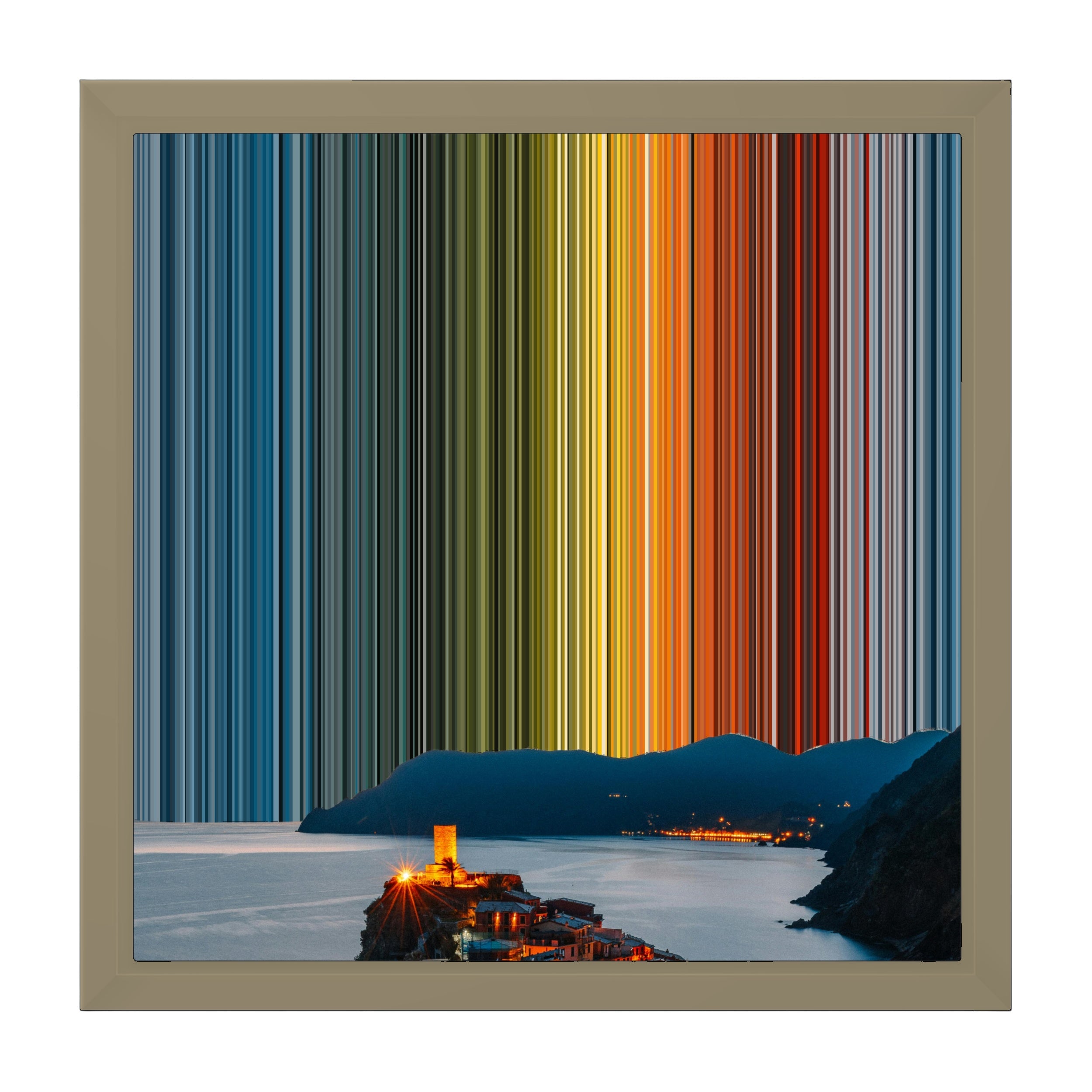 12×12" Framed Canvas - Natural variant