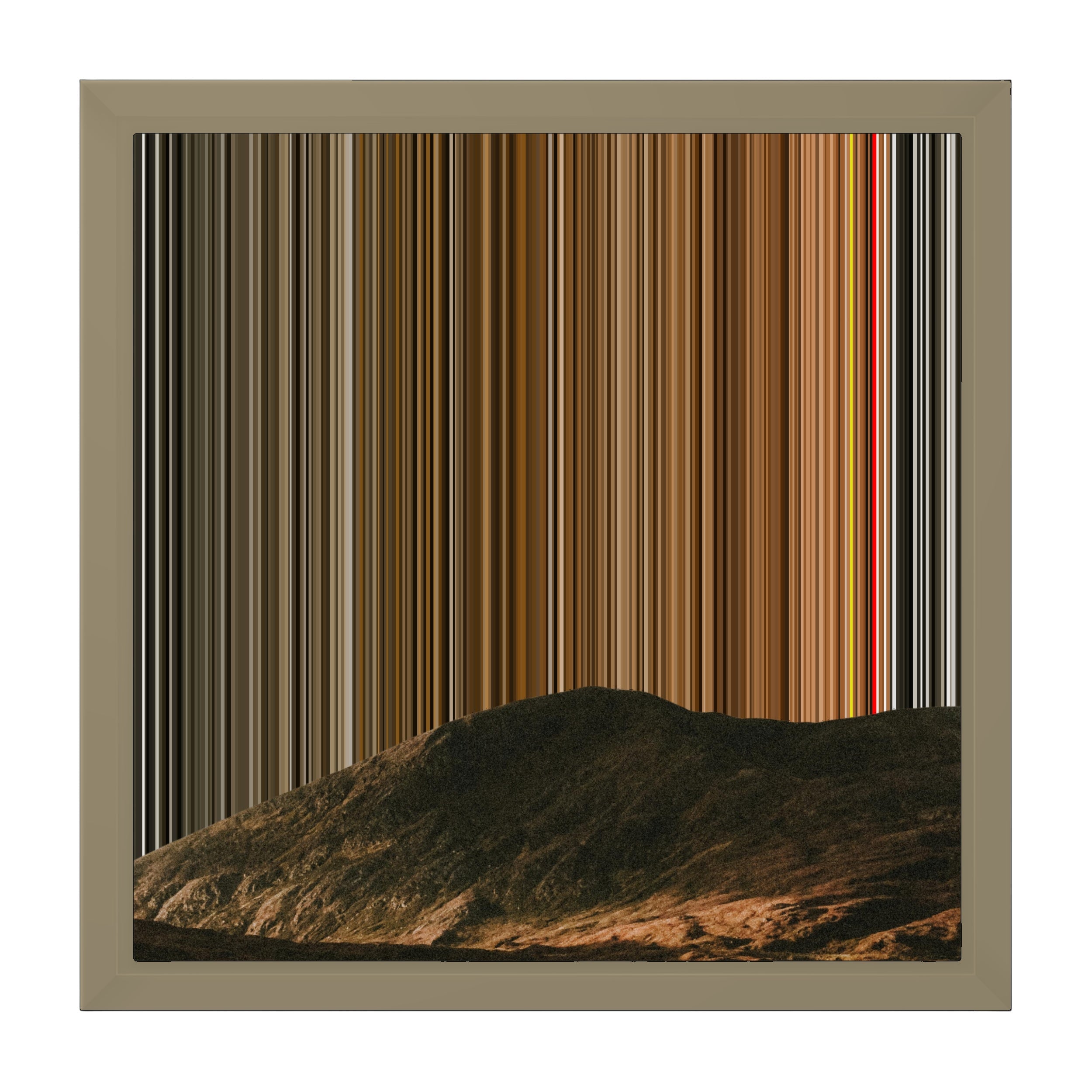 12×12" Framed Canvas - Natural variant