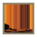 12×12" Framed Canvas - Natural variant