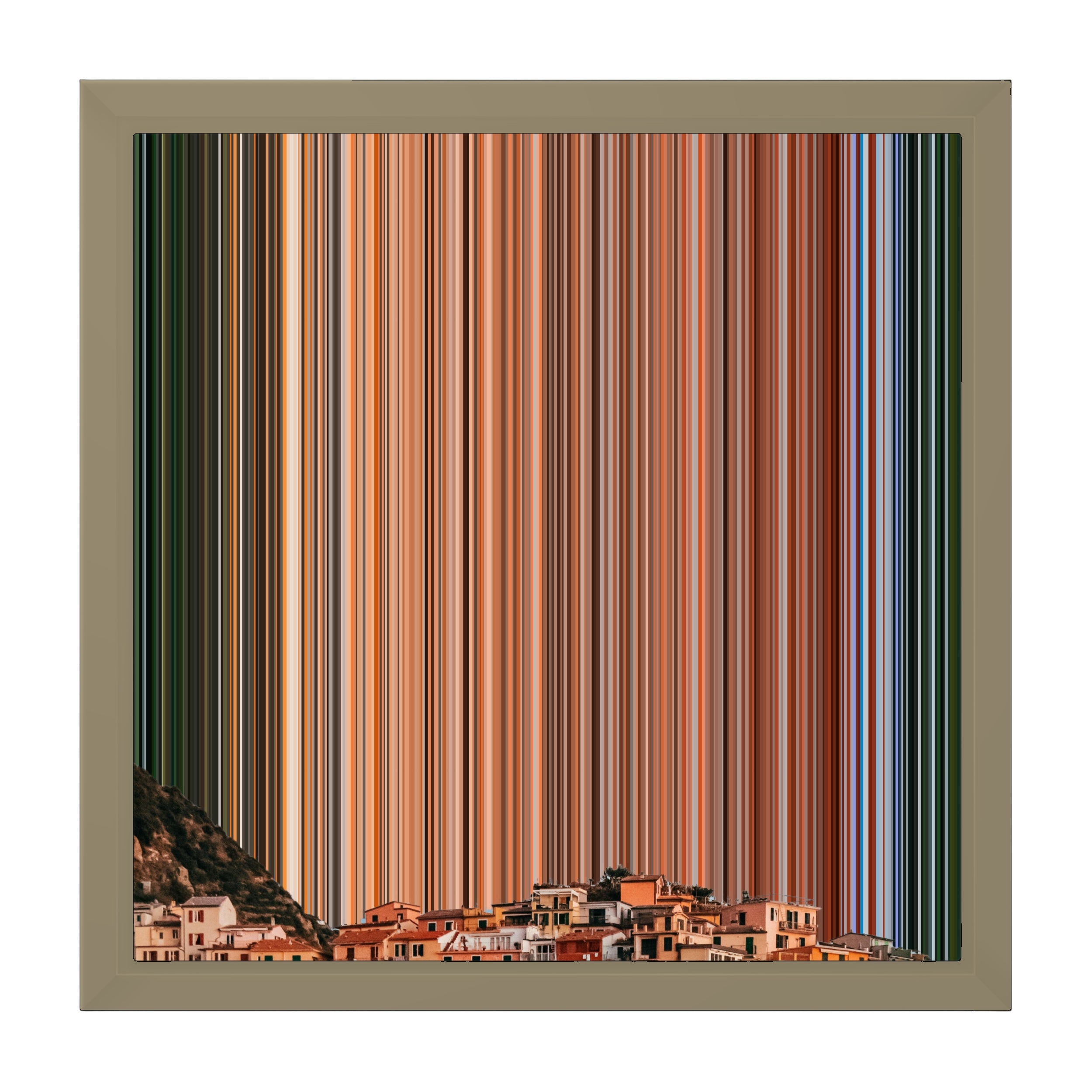 12×12" Framed Canvas - Natural variant