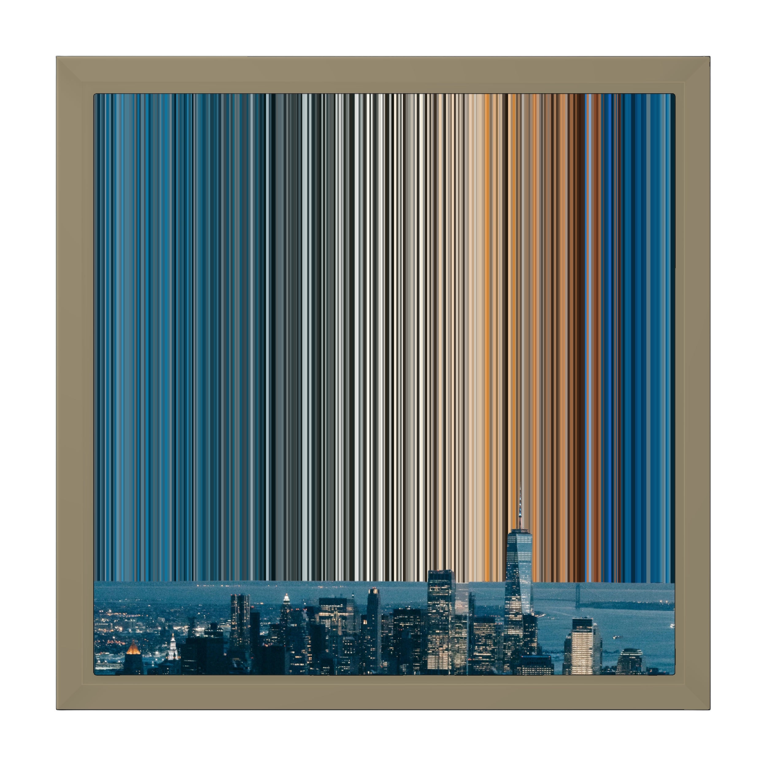 12×12" Framed Canvas - Natural variant