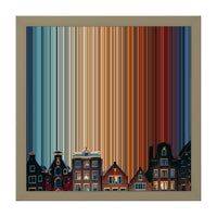 12×12" Framed Canvas - Natural variant