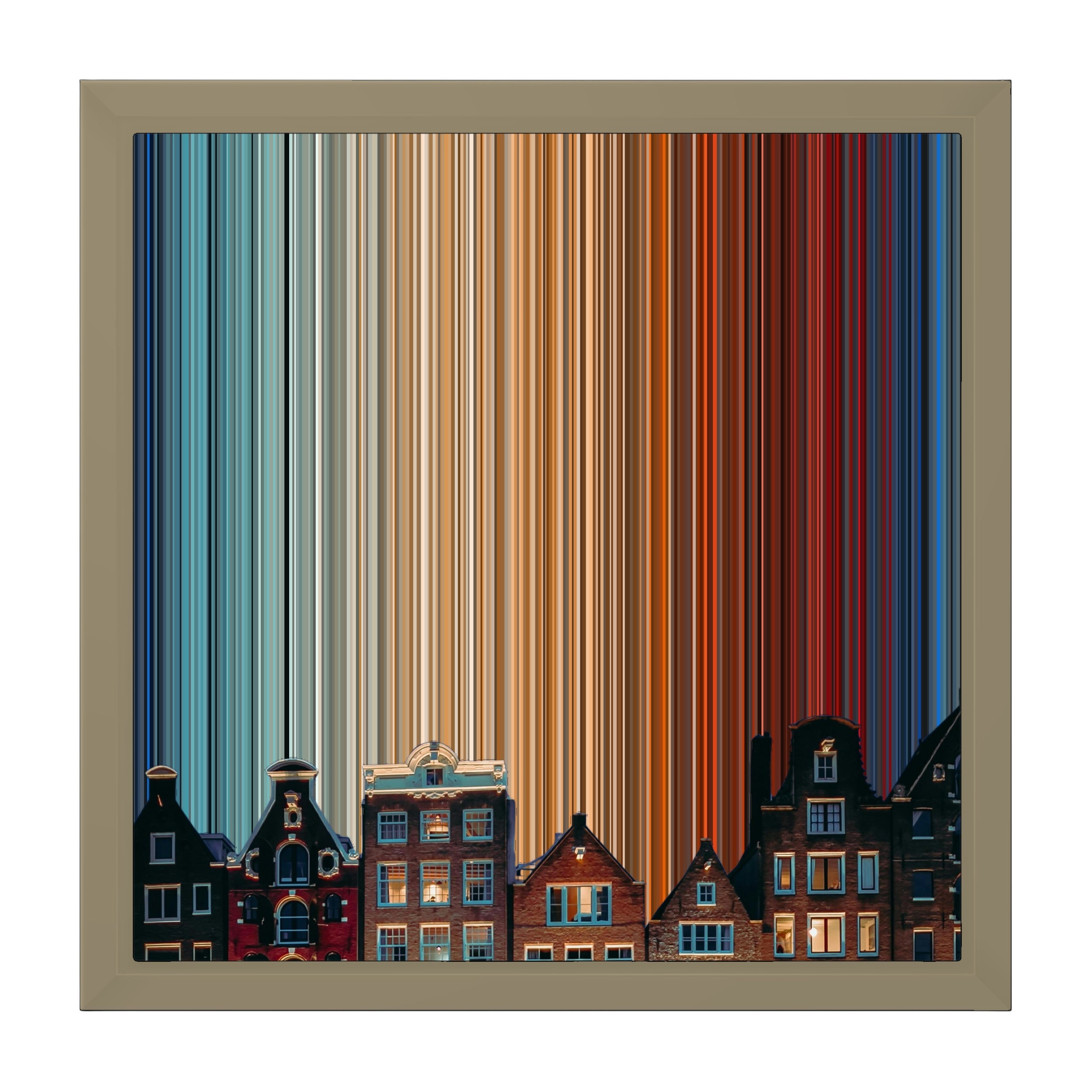 12×12" Framed Canvas - Natural variant