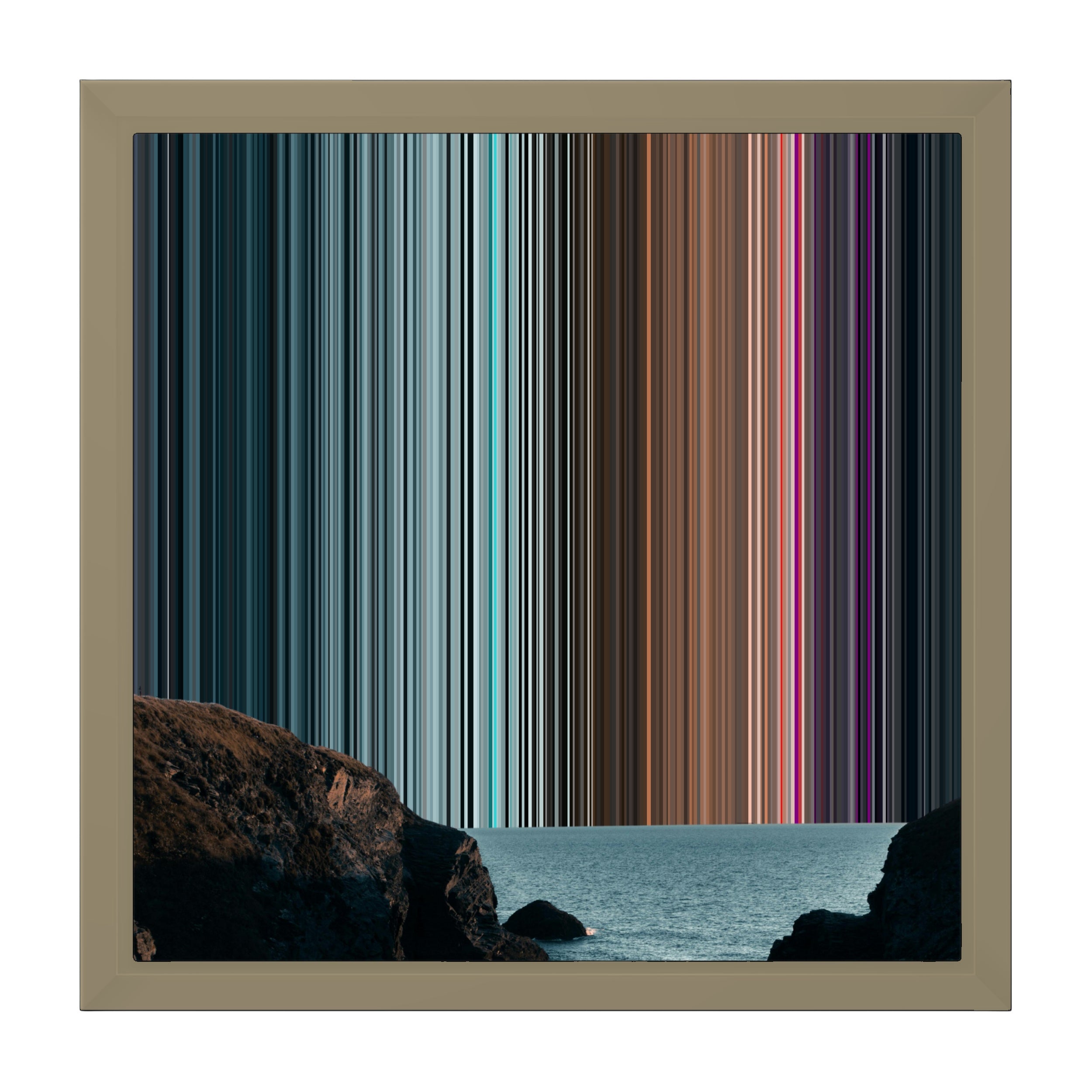 12×12" Framed Canvas - Natural variant