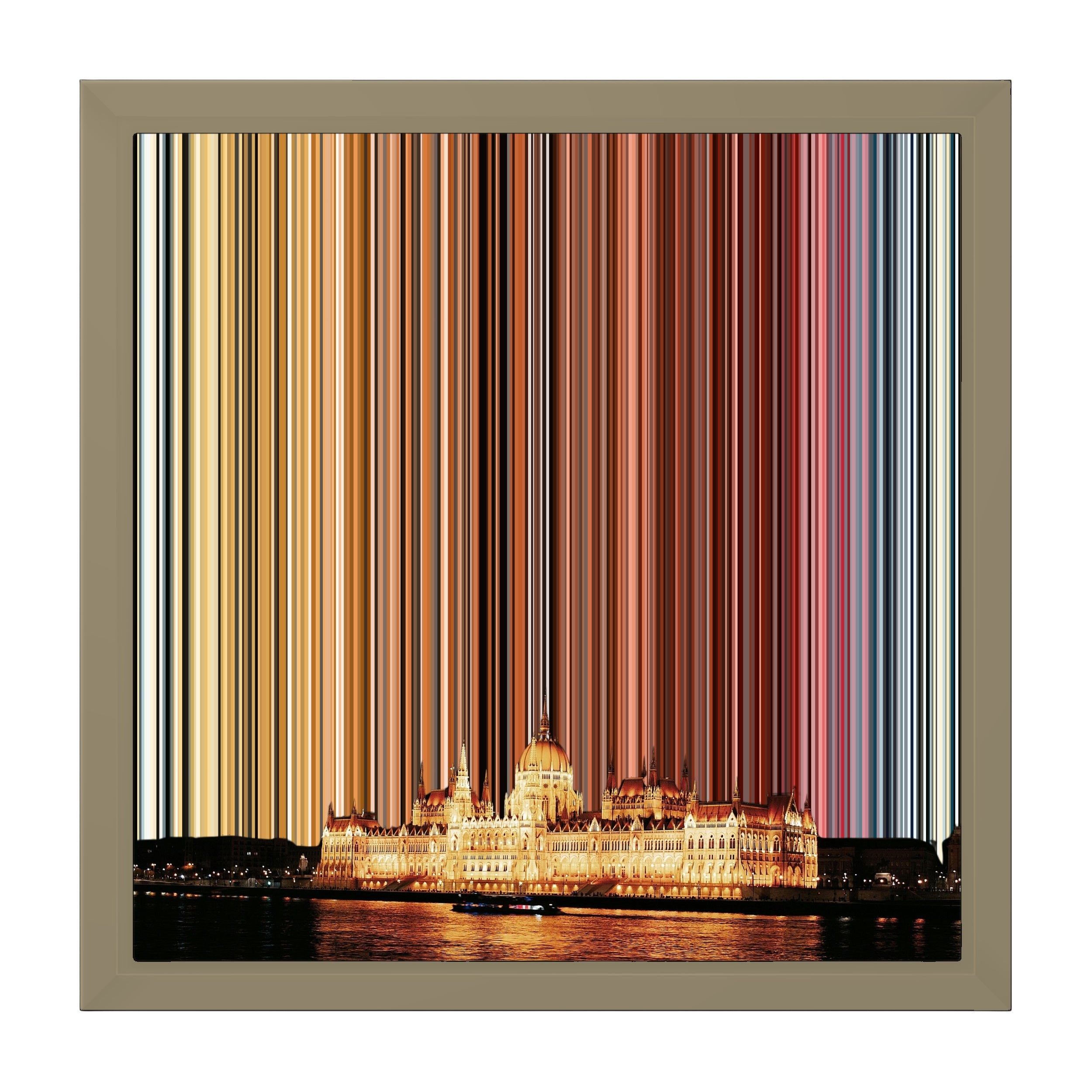 12×12" Framed Canvas - Natural variant