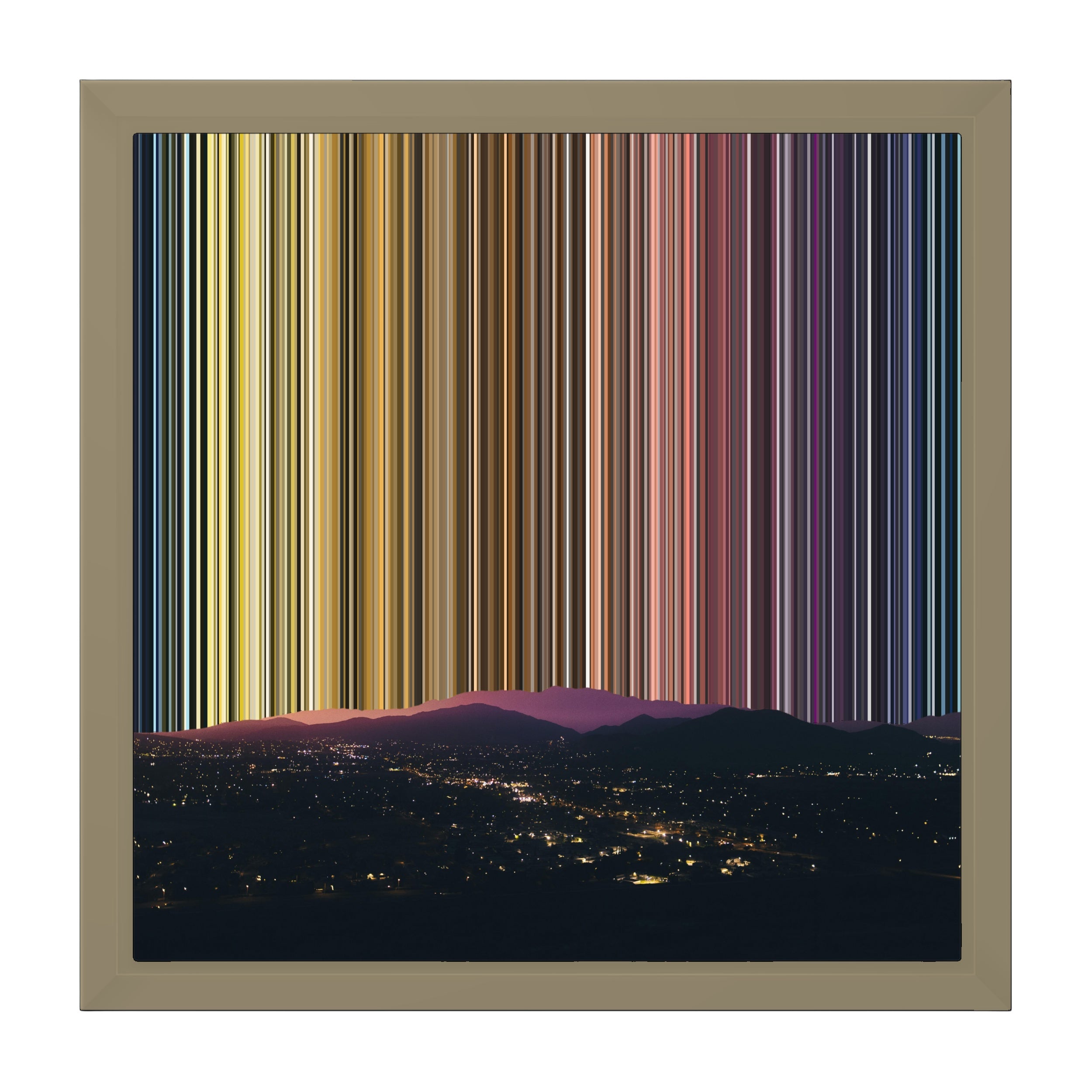 12×12" Framed Canvas - Natural variant