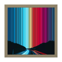 12×12" Framed Canvas - Natural variant