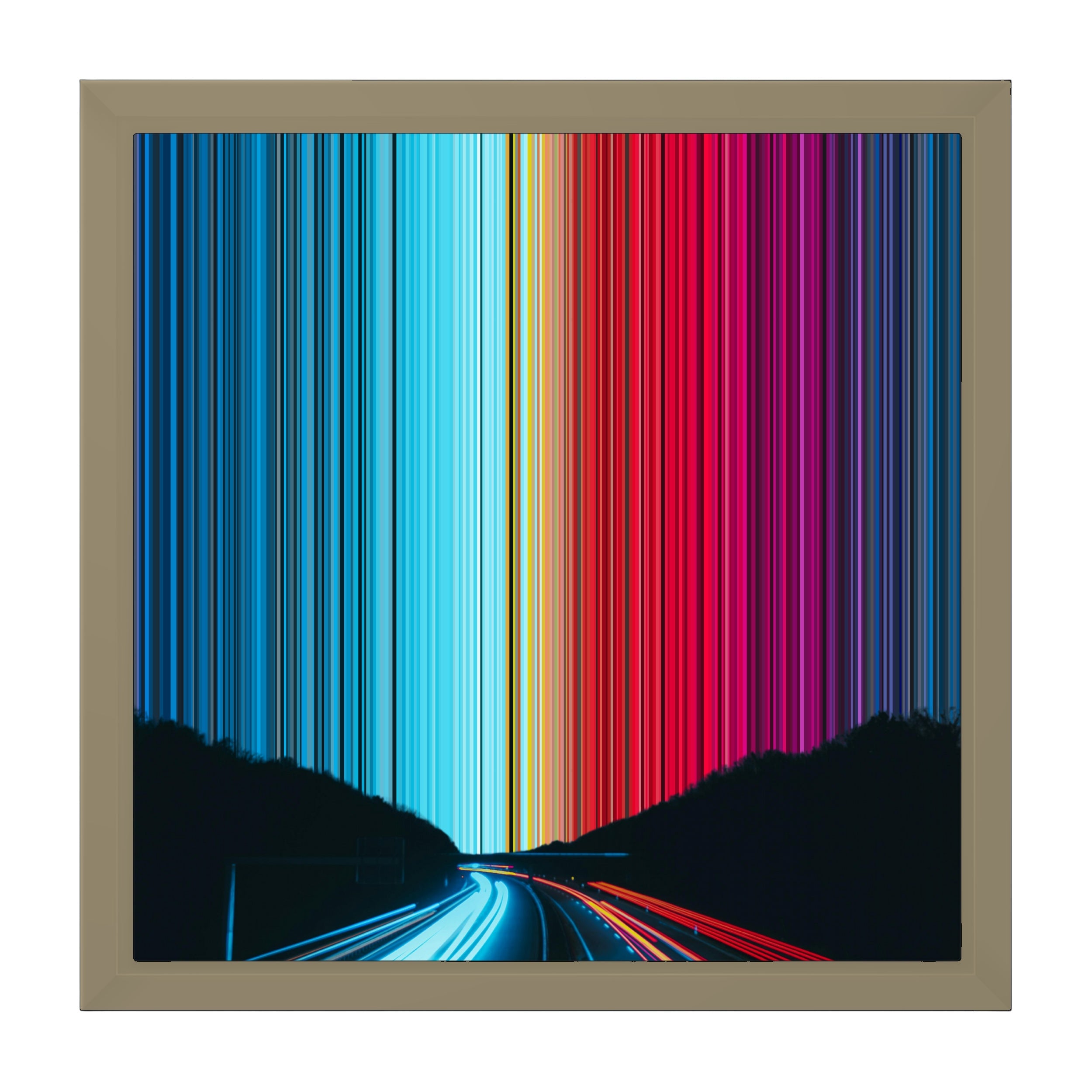 12×12" Framed Canvas - Natural variant