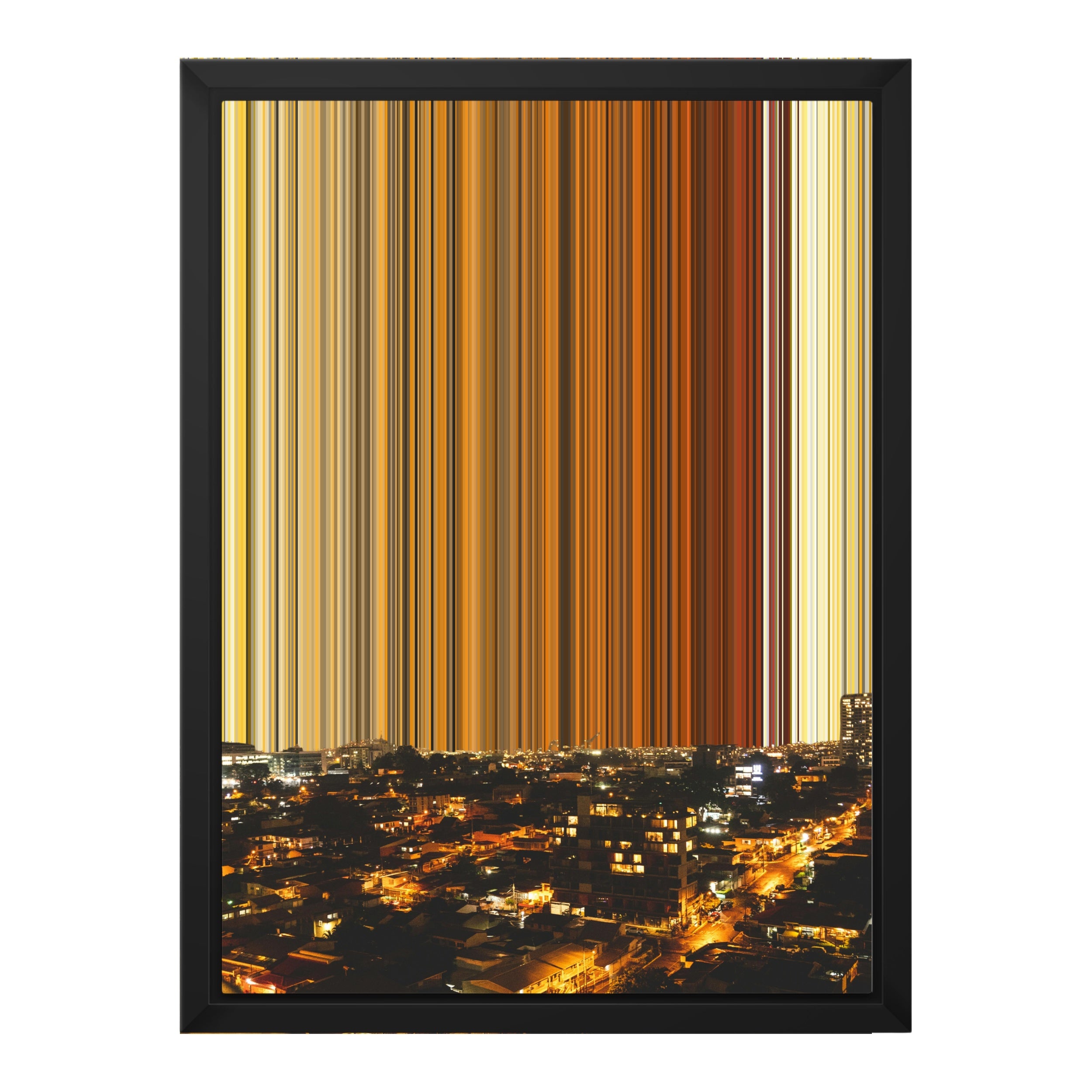 12×16" Framed Canvas - Black variant