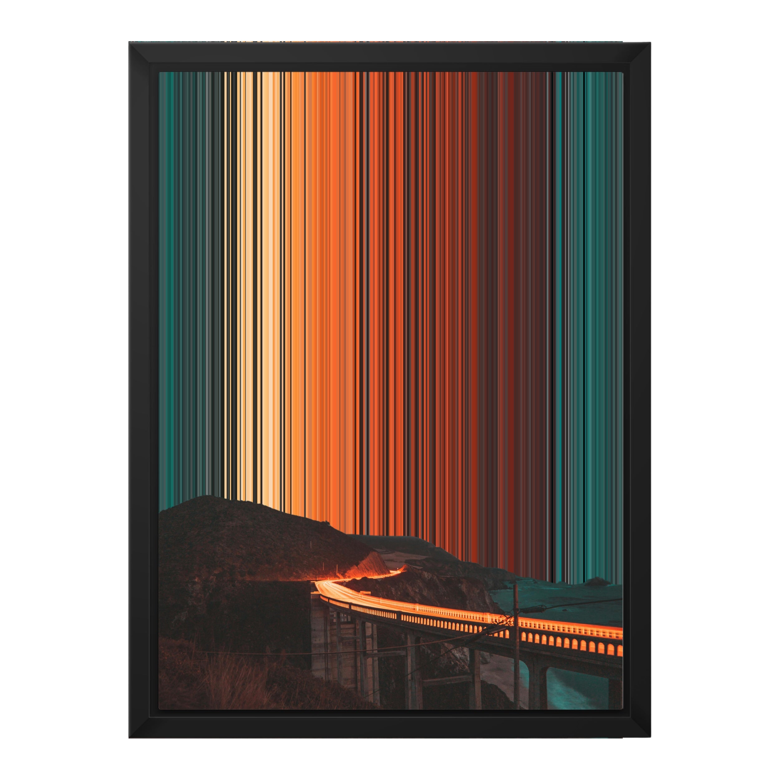 12×16" Framed Canvas - Black variant