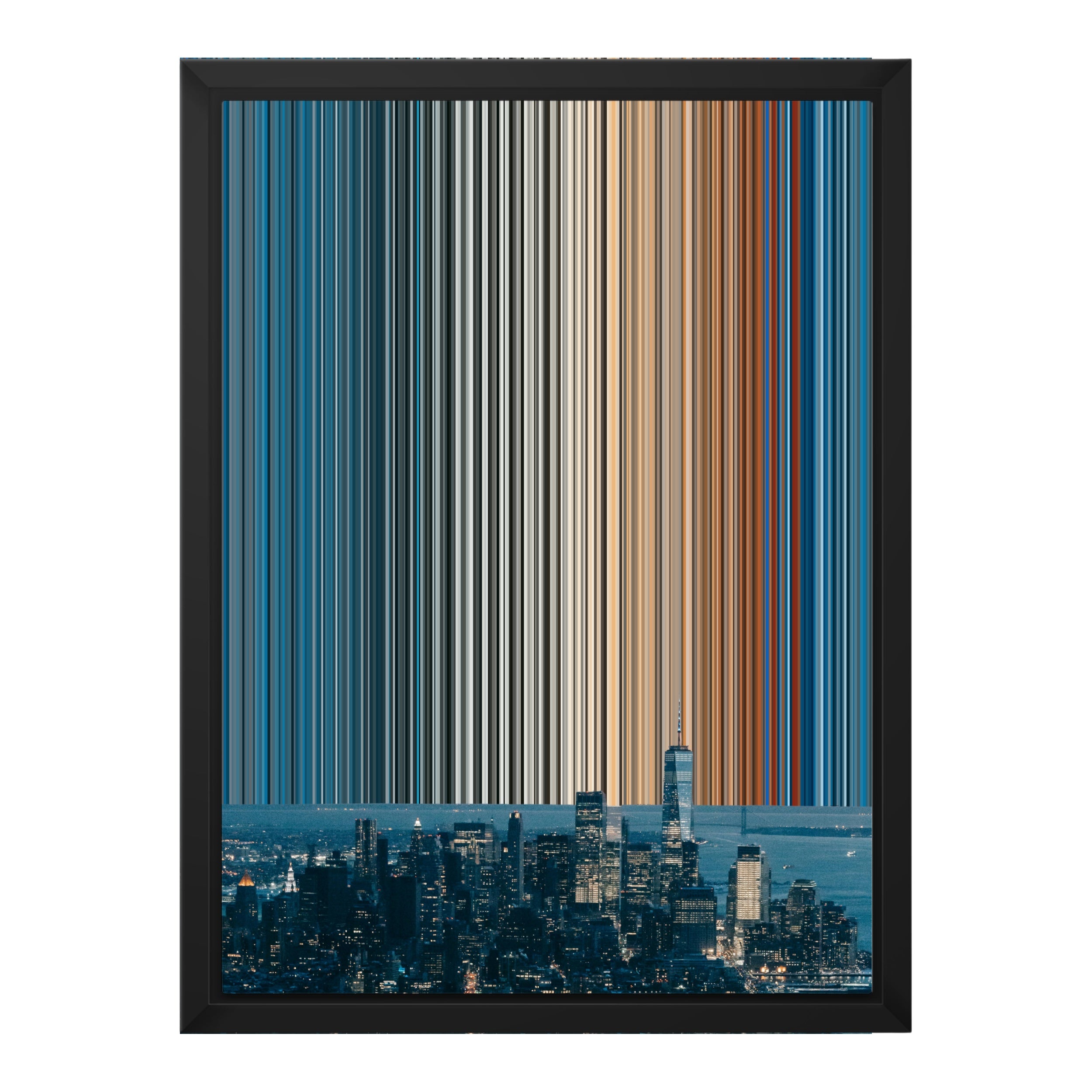 12×16" Framed Canvas - Black variant