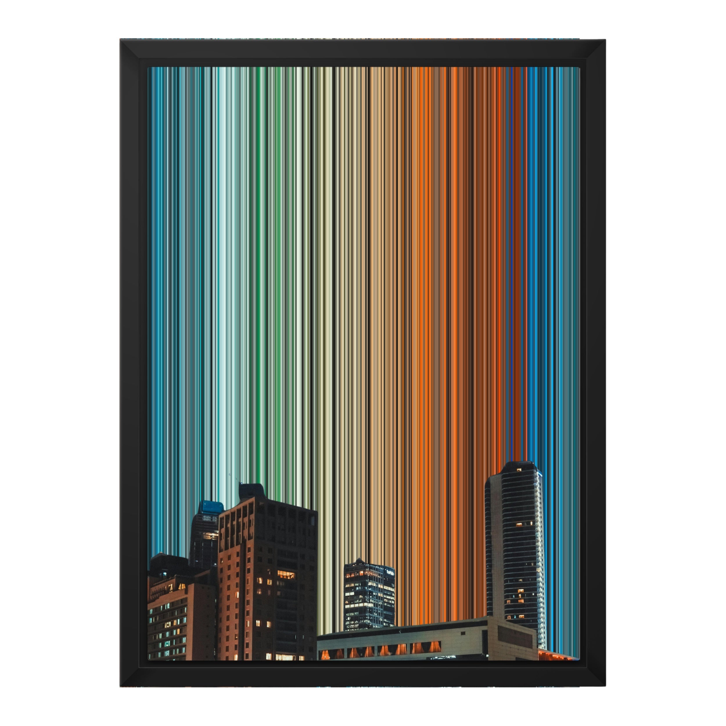 12×16" Framed Canvas - Black variant