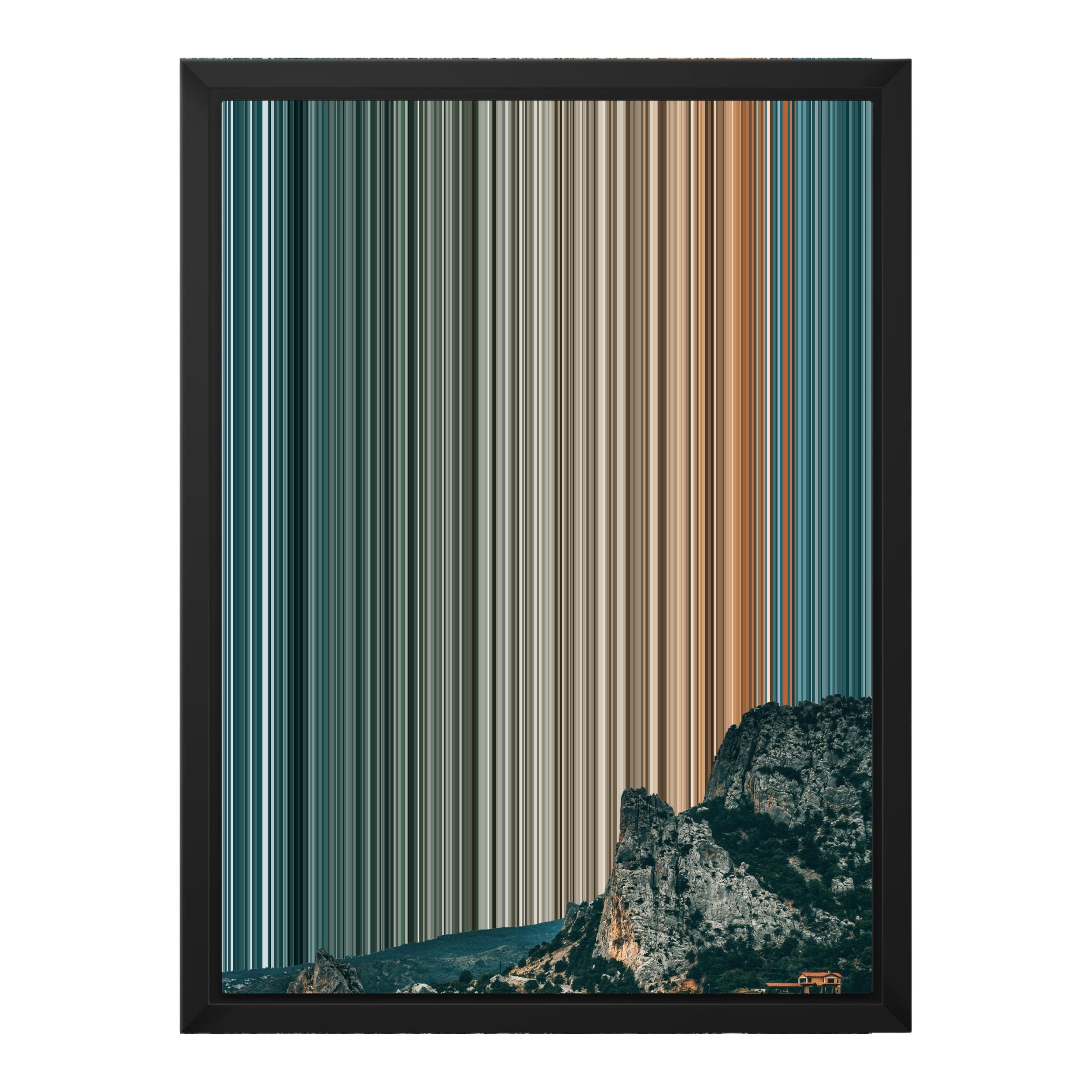 12×16" Framed Canvas - Black variant