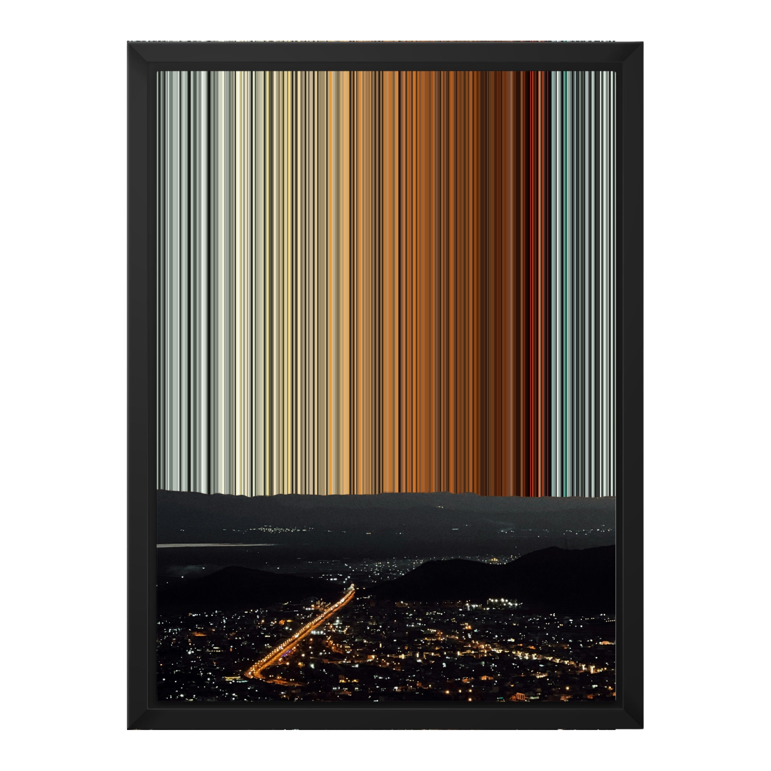 12×16" Framed Canvas - Black variant