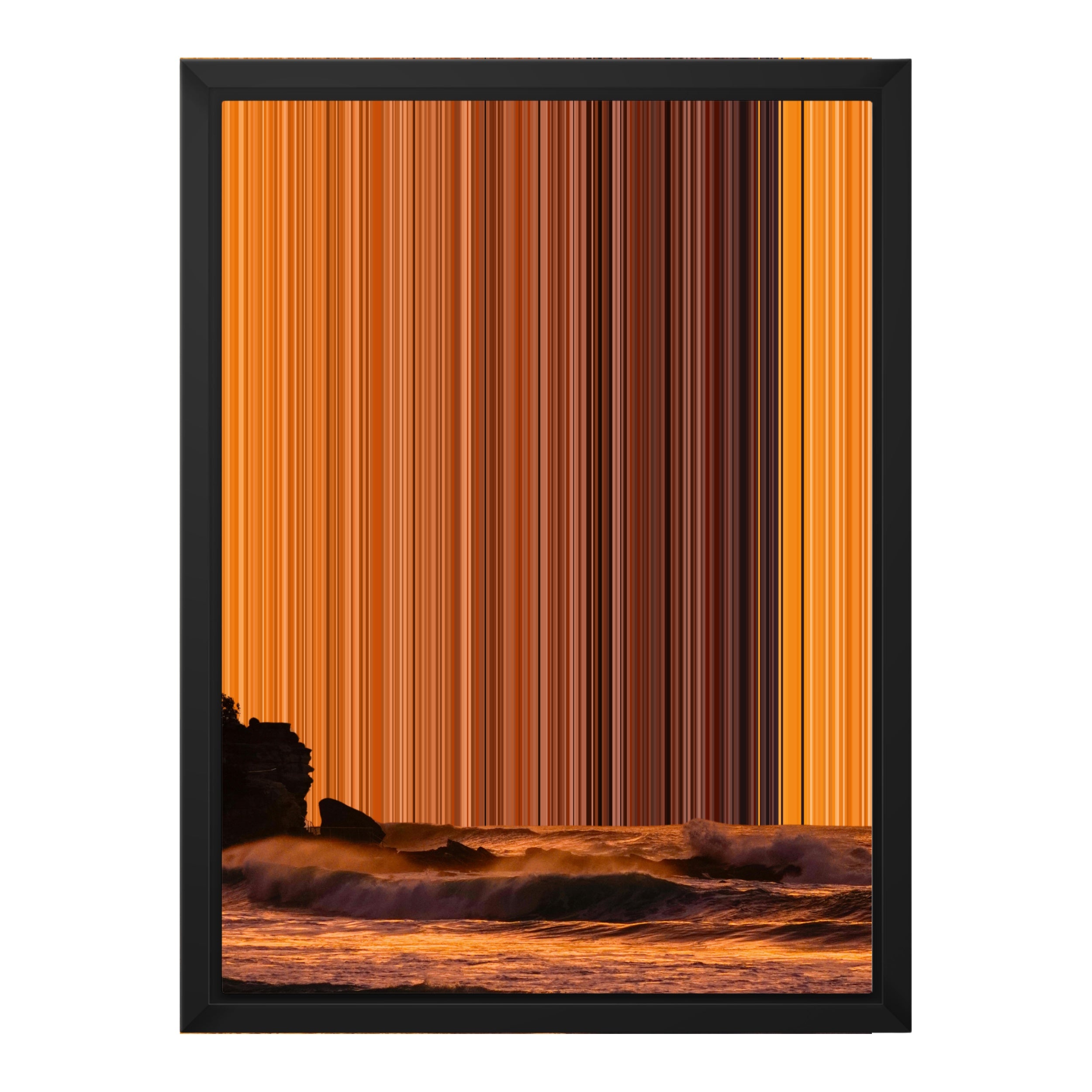 12×16" Framed Canvas - Black variant