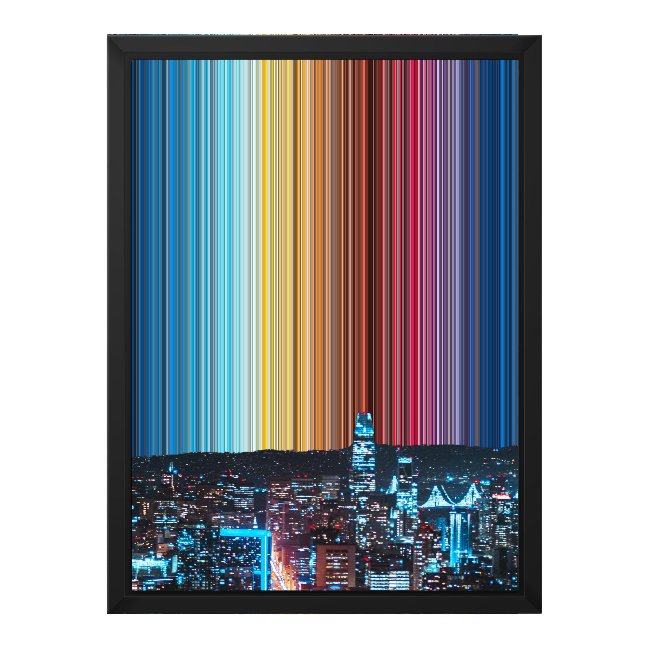 12×16" Framed Canvas - Black variant