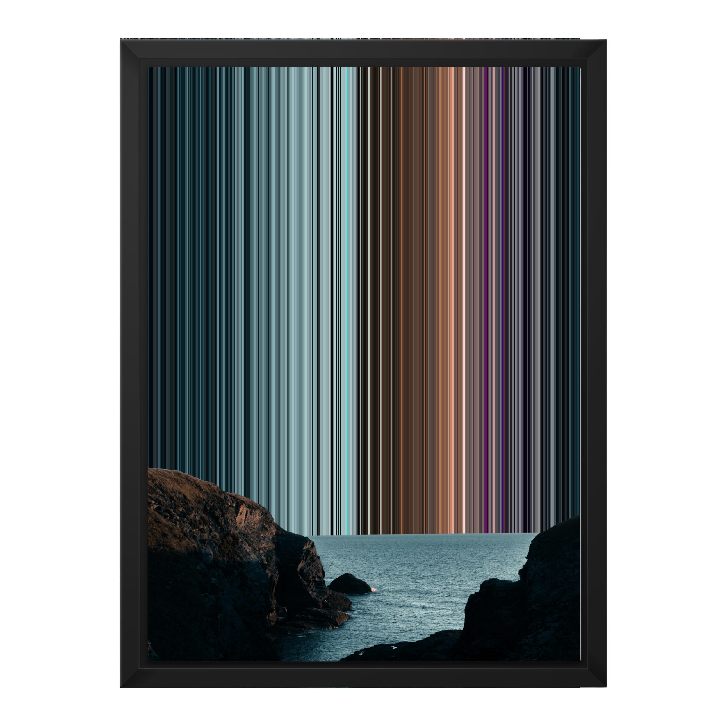 12×16" Framed Canvas - Black variant