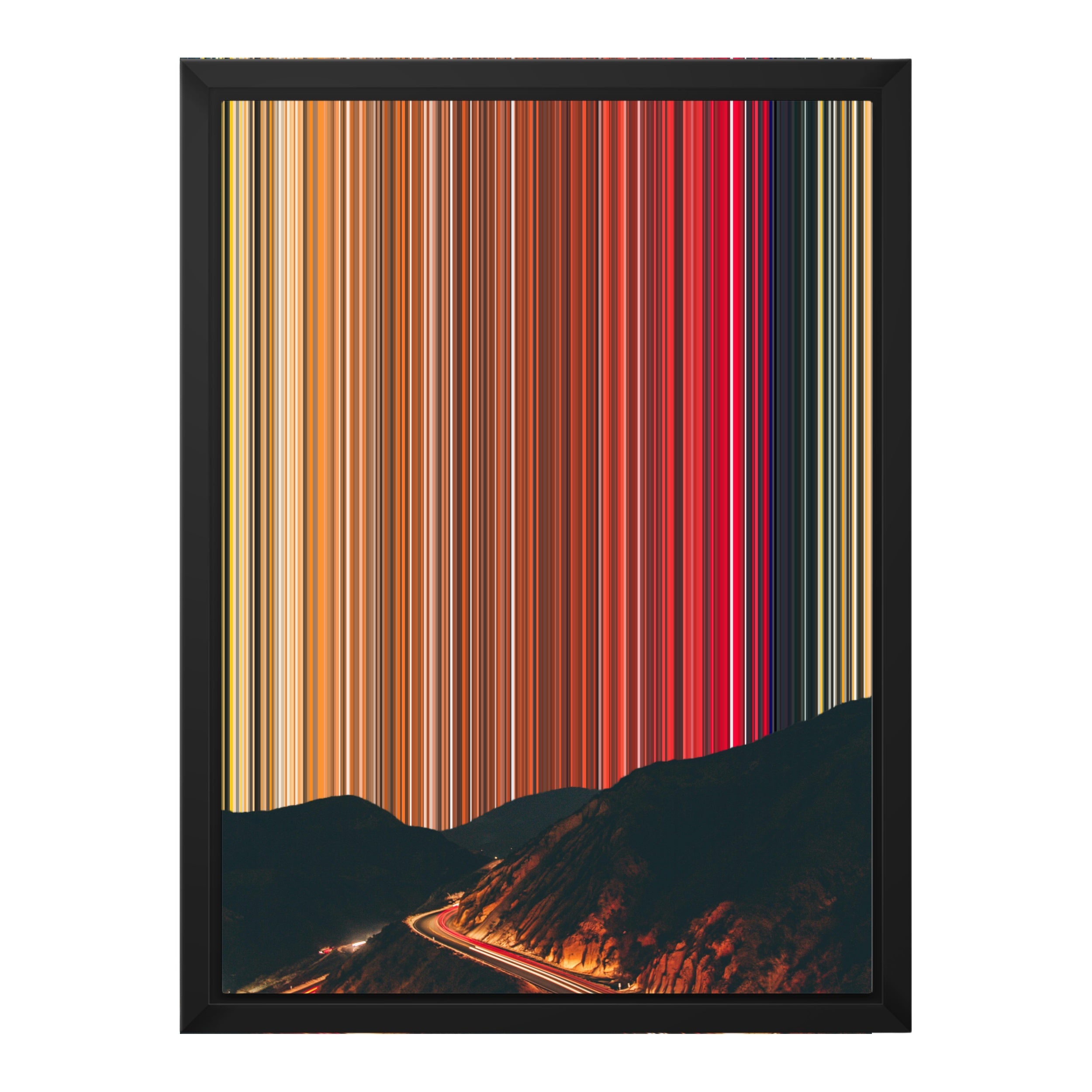 12×16" Framed Canvas - Black variant