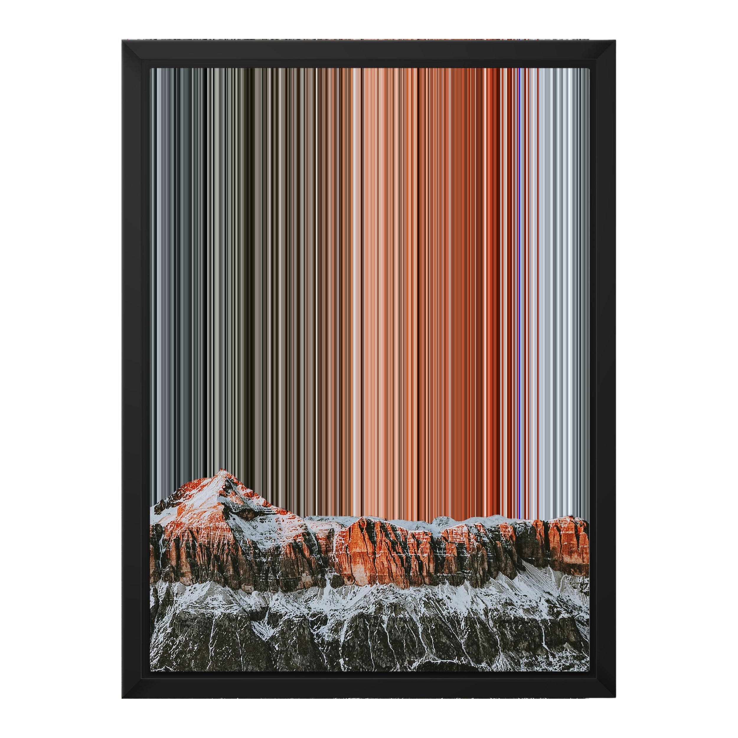 12×16" Framed Canvas - Black variant