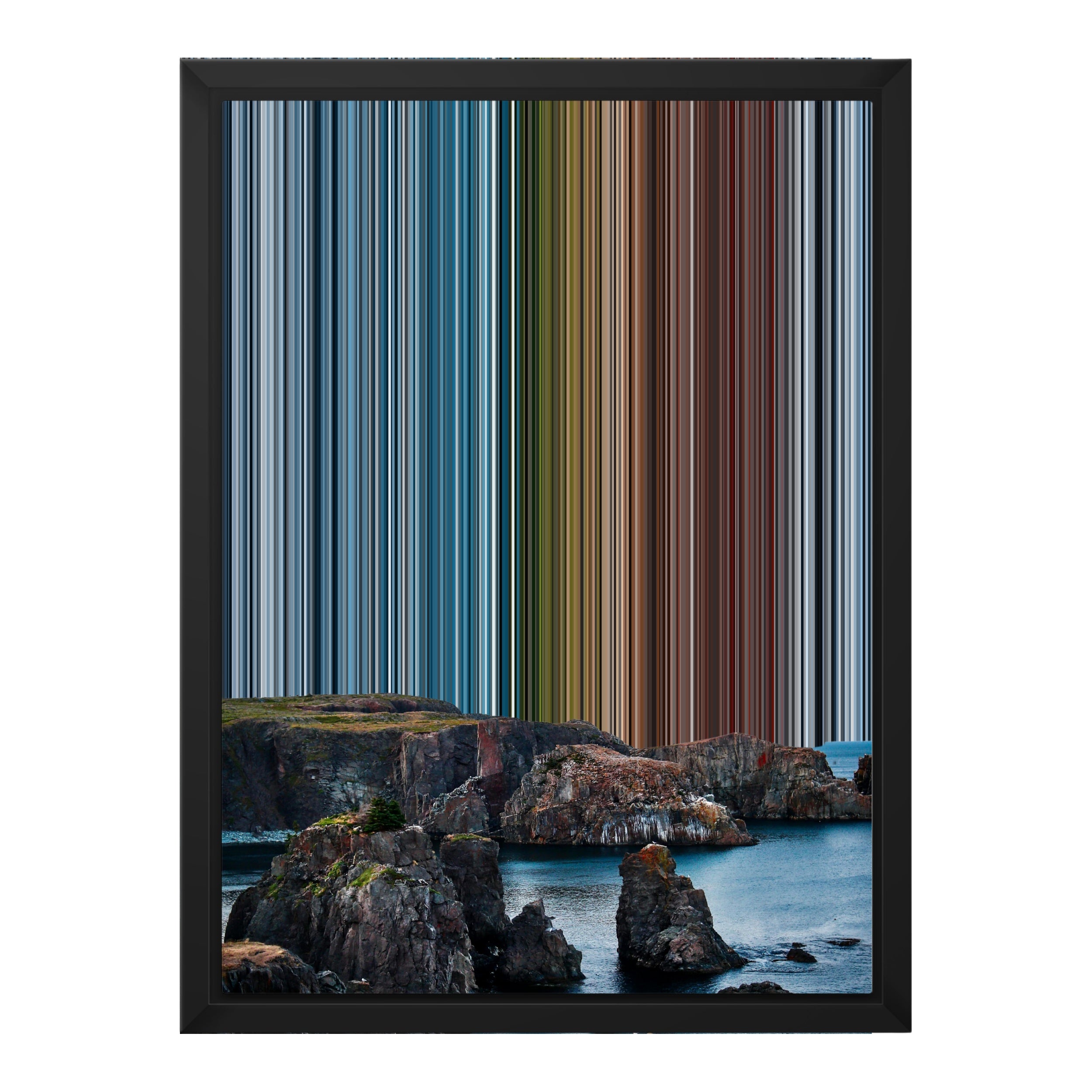 12×16" Framed Canvas - Black variant