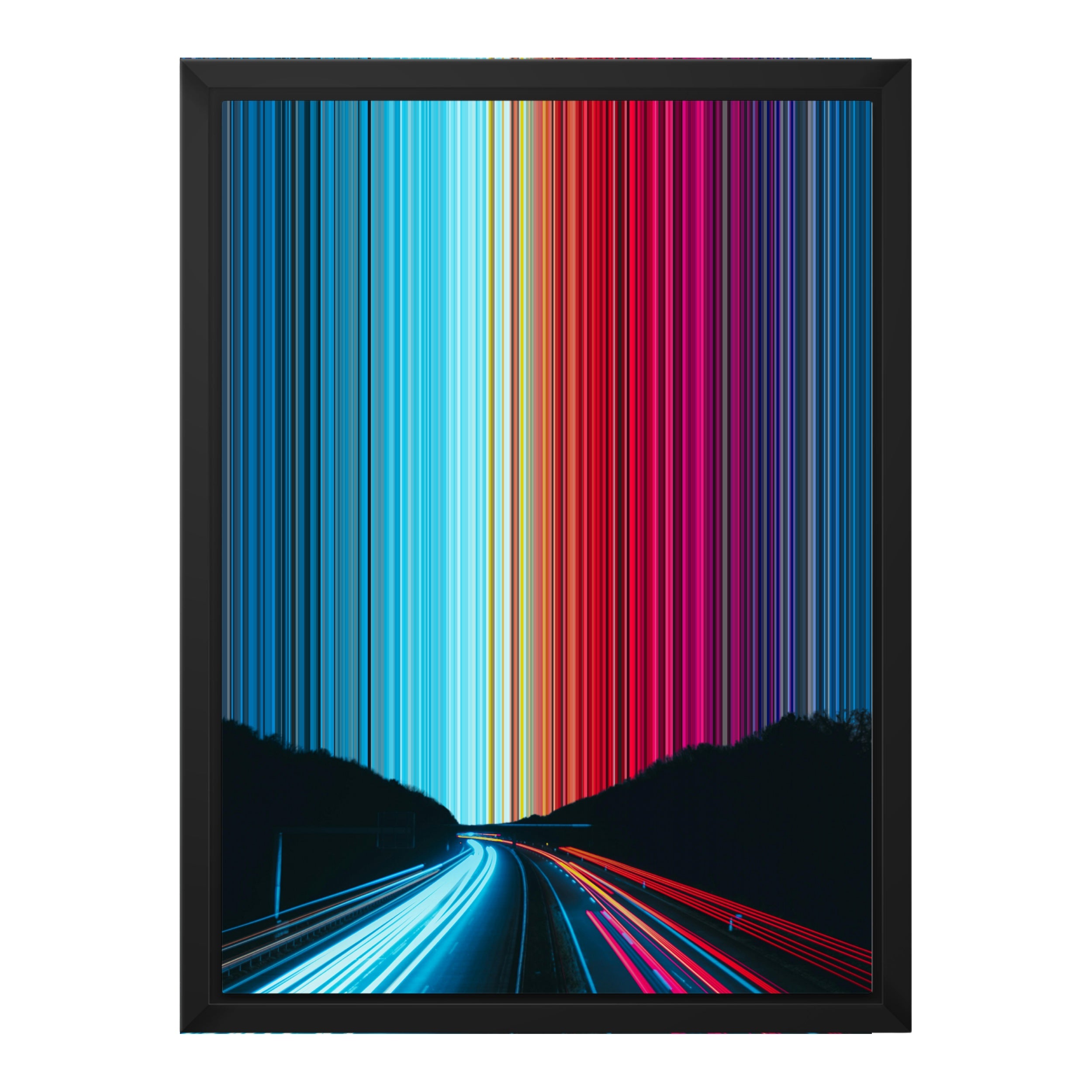 12×16" Framed Canvas - Black variant