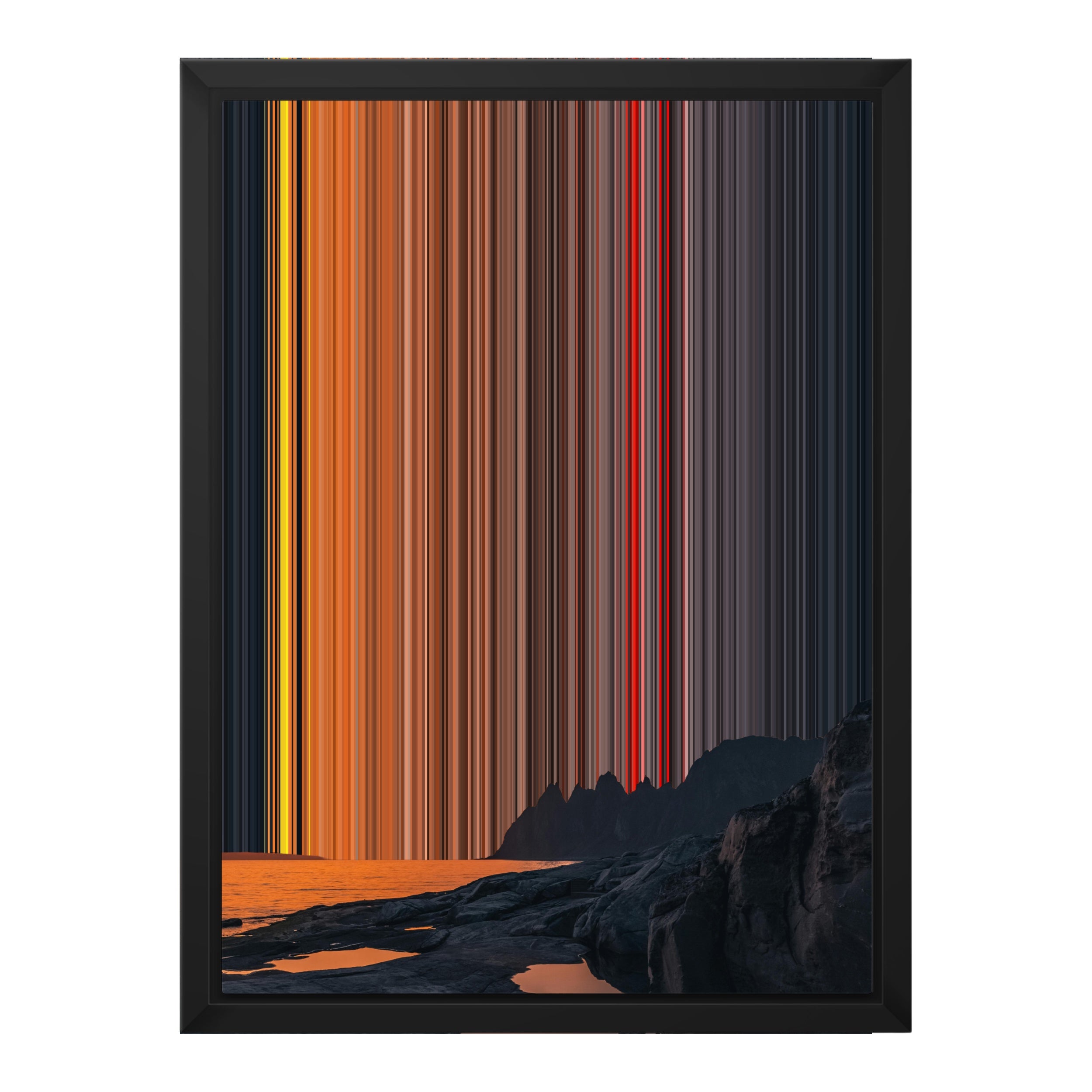 12×16" Framed Canvas - Black variant