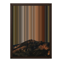 12×16" Framed Canvas - Brown variant