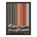 12×16" Framed Canvas - Brown variant