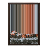 12×16" Framed Canvas - Brown variant