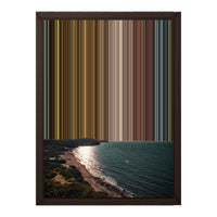 12×16" Framed Canvas - Brown variant