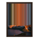 12×16" Framed Canvas - Brown variant