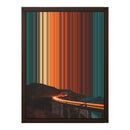 12×16" Framed Canvas - Brown variant