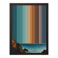 12×16" Framed Canvas - Brown variant