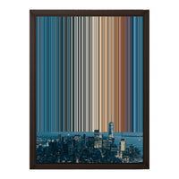 12×16" Framed Canvas - Brown variant